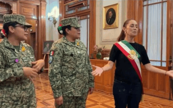 Así se hizo la banda presidencial que Sheinbaum usará para dar el Grito de Independencia