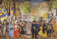 “Sueño de una tarde dominical” el mural que retrata cuatro siglos de historia mexicana