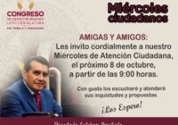Reanuda Esteban Bautista audiencias ciudadanas tras aprobación del presupuesto legislativo 2026