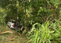 Comboy de la Guardia Nacional sufre aparatoso accidente en Jesús Carranza