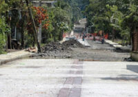 Avanzan obras de pavimentación y drenaje en cuesta del mexicano