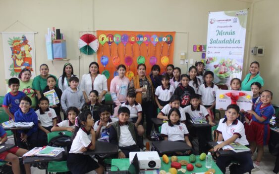 Fomentan hábitos saludables con jornada informativa en la primaria Tlacaélel