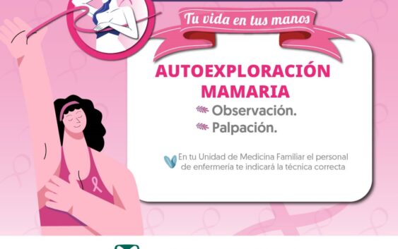 Informa IMSS Veracruz Sur sobre Mes de Sensibilización sobre el Cáncer de Mama