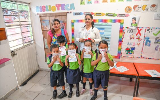 Promueven la prevención y seguridad vial en el Jardín de Niños “Luz María Serradel”