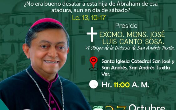 Celebración del IV Aniversario Episcopal de Monseñor José Luis Canto Sosa.