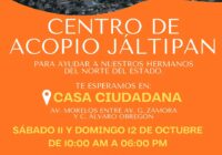 Instalan centro de acopio en Juan Díaz Covarrubias para apoyar a damnificados de Poza Rica