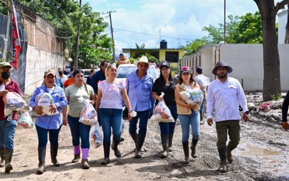 Lleva Congreso ayuda humanitaria a damnificados del norte de Veracruz