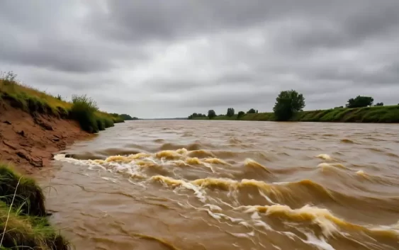 ¡Cuidado! Reportan desbordamiento del río Tecolutla