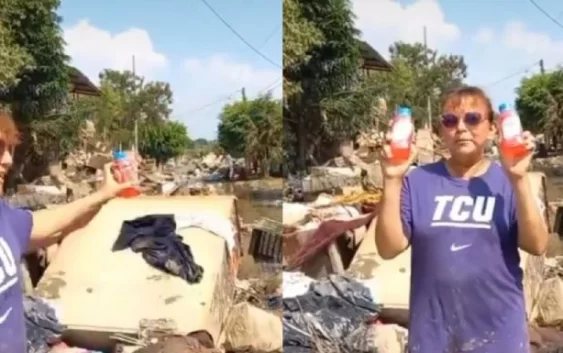 Damnificados en Veracruz critican apoyo de Rocío Nahle tras recibir solo sueros