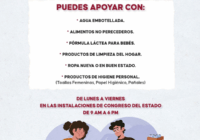 Abre Congreso Centro de Acopio para apoyar a damnificados del norte del estado
