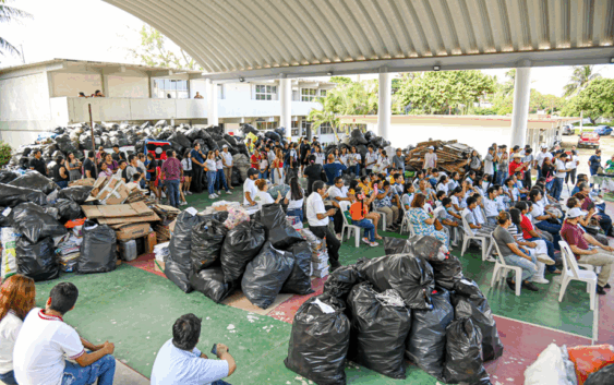 Recolecta Coatzacoalcos 7 toneladas 475 kilos de reciclaje en “Misión Tlacuache”