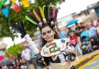 Llenan catrinas y catrines de folclor y tradición la primaria Amado Nervo de Coatzacoalcos