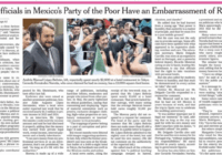 El diario The New York Times destaca los lujos de integrantes de Morena