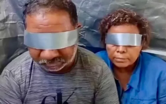 Pareja desaparecida en Tuxpan reaparece en video ligado a grupo delictivo
