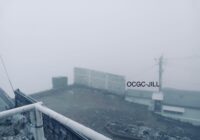 Cae aguanieve en el Cofre de Perote