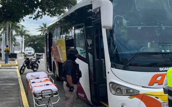 Mujer da a luz a bordo de un autobús de la línea AU en la carretera La Tinaja–Veracruz