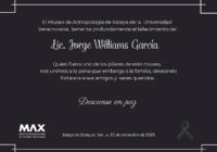 Fallece el historiador veracruzano Jorge Williams García, referente en la defensa del patrimonio cultural