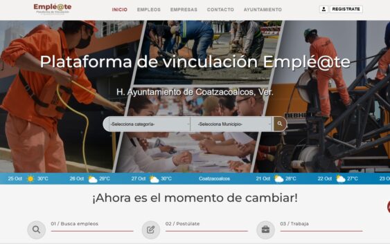 Impulsa gobierno de Coatzacoalcos la vinculación laboral con la plataforma digital Emplé@te