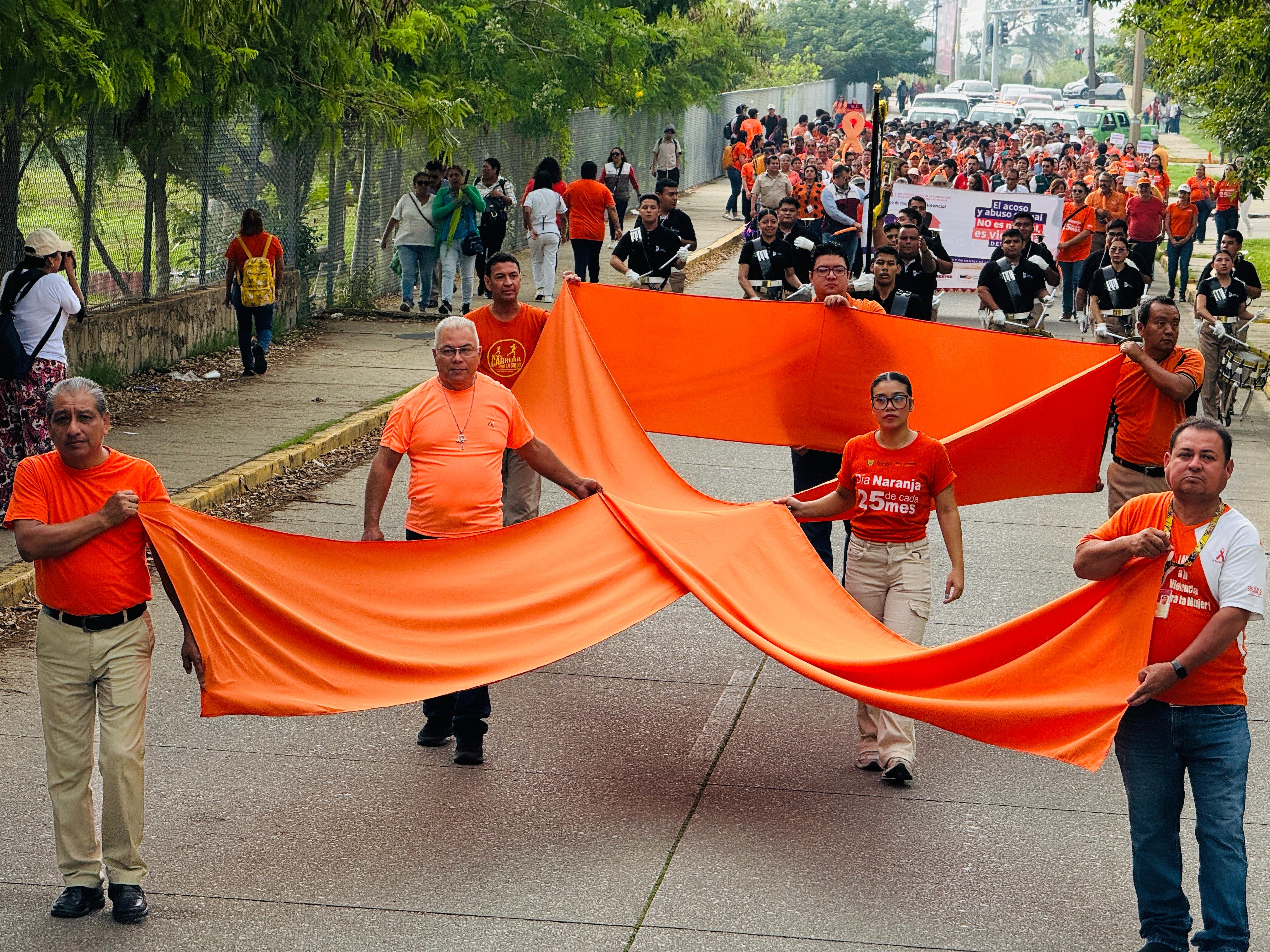 Conmemora SESVER Día Naranja; “El acoso y abuso sexual No es normal, es violencia, denuncia”