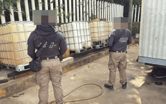 Aseguran más de 2 mil litros de presunto “huachicol” en Veracruz