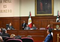 Hugo Aguilar rinde su primer informe como presidente de la SCJN.