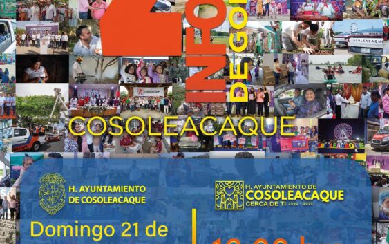 Cuarto Informe de Gobierno del Presidente Municipal Ponciano Vázquez Parissi.