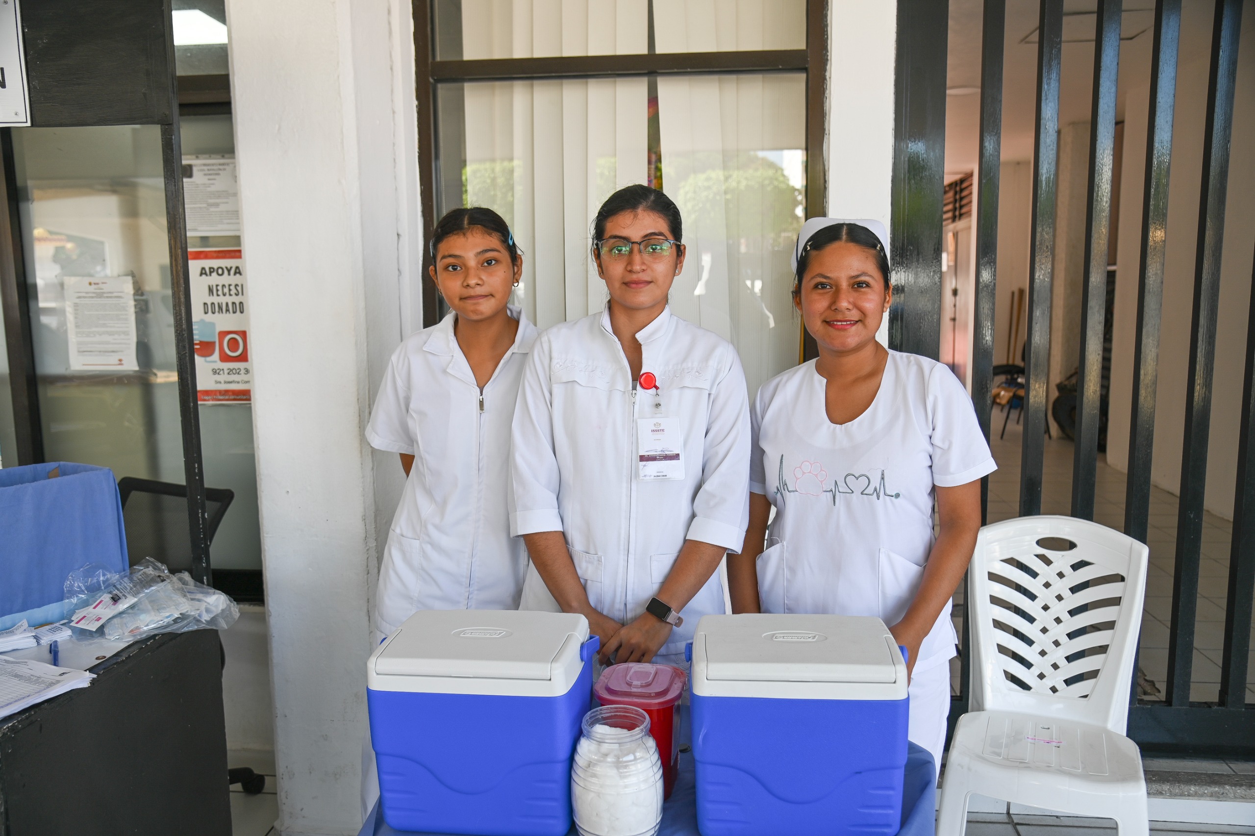 Refuerza Coatzacoalcos inmunización con vacunación gratuita de COVID-19 e Influenza