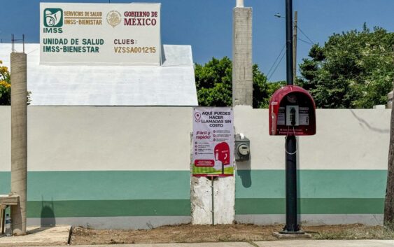 Invitan a aprovechar la cabina telefónica gratuita de CFE en Las Barrillas