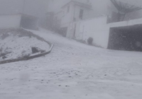 Cae la primera nevada en el Cofre de Perote