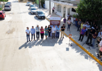 Entrega Amado Cruz Malpica pavimentación en la Puerto México, obra esperada por décadas