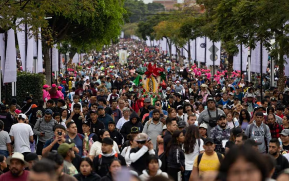 Asistencia de peregrinos a la Basílica rompe récord; llegan 12 millones 800 mil personas, asegura alcalde de la GAM, Janecarlo Lozano