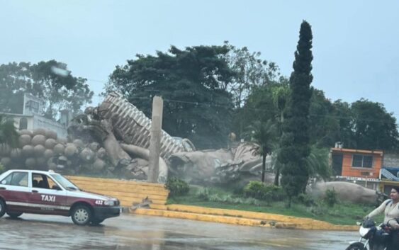 Simplemente se cayó: video capta derrumbe del Colotero; Gobernadora ofrece restauración