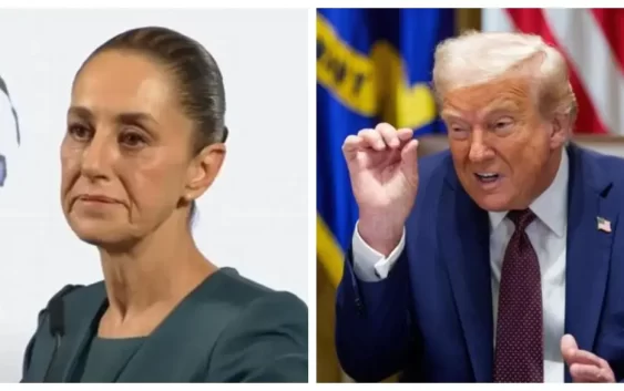Trump asegura que los carteles controlan México y Sheinbaum ‘tiene un poco de miedo’
