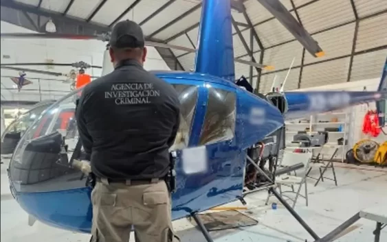 Aseguran helipuerto con 7 aeronaves en cateo en Medellín de Bravo; hay un detenido