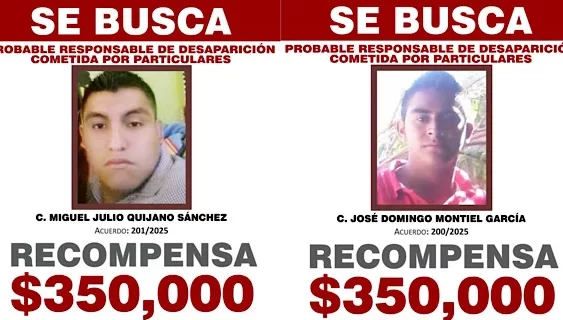 POR DESAPARICIÓN DE DOS HERMANOS!