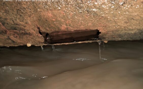 Falla en línea de conducción deja sin agua a un sector de la colonia Deportiva