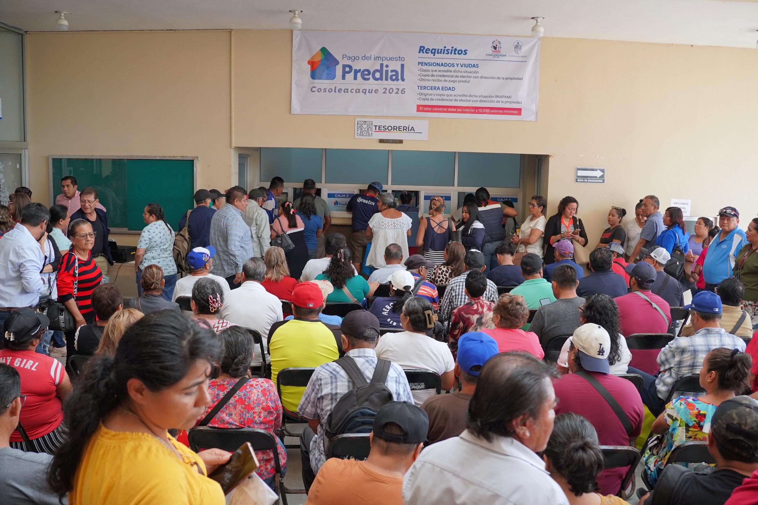 ¡Ya están abiertas las ventanillas de Tesorería de Cosoleacaque para el pago del Impuesto Predial 2026!