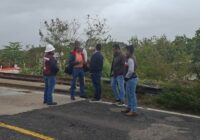 Supervisa Pedro Miguel Rosaldo retiro de estructura metálica del Puente Coatzacoalcos I