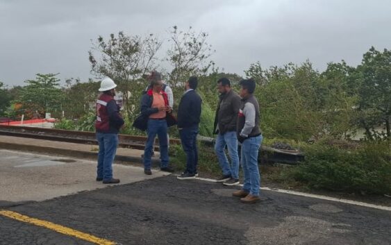 Supervisa Pedro Miguel Rosaldo retiro de estructura metálica del Puente Coatzacoalcos I