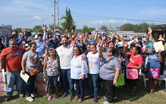 Arranca Pedro Miguel Rosaldo entrega de más de cinco mil apoyos alimentarios