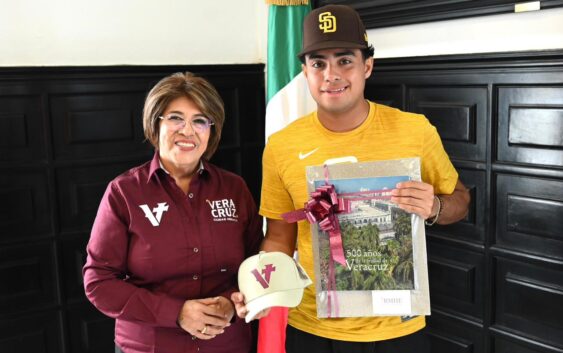 Respalda H. Ayuntamiento de Veracruz proyección internacional del béisbol veracruzano