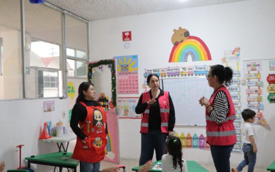 Convive presidenta del DIF Sonia Marie Salvador, con niños de guardería y preescolar