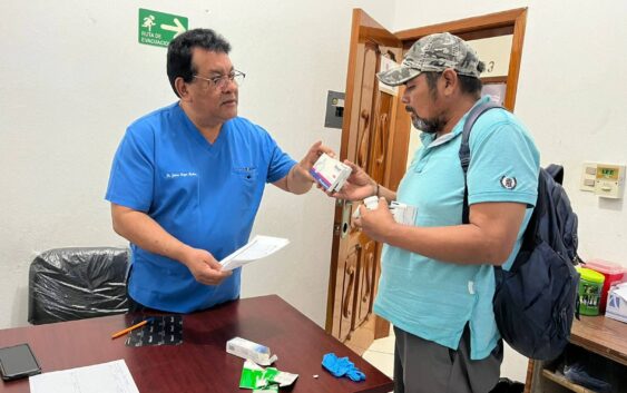 Refuerza Pedro Miguel Rosaldo atención a la salud en la colonia Brisas del Golfo