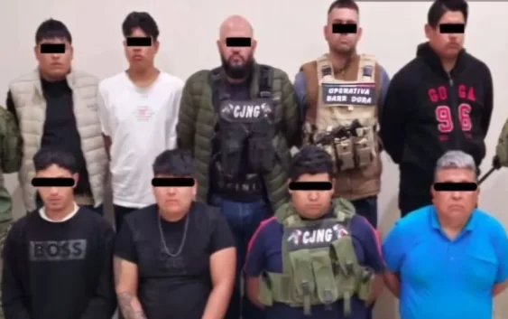 Capturan a 9 presuntos integrantes de ‘La Barredora’ del CJNG en Tecamachalco, Puebla