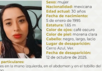 Tras desaparecer en 2025, localizan los restos de Azucena Hernández en fosa clandestina de Tuxpan