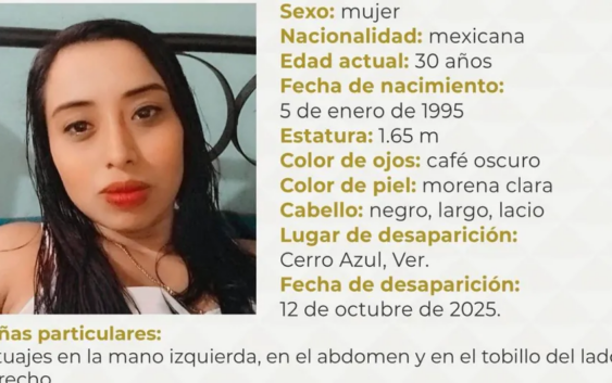 Tras desaparecer en 2025, localizan los restos de Azucena Hernández en fosa clandestina de Tuxpan
