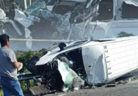 Mueren empleados de ayuntamiento de Álamo en accidente