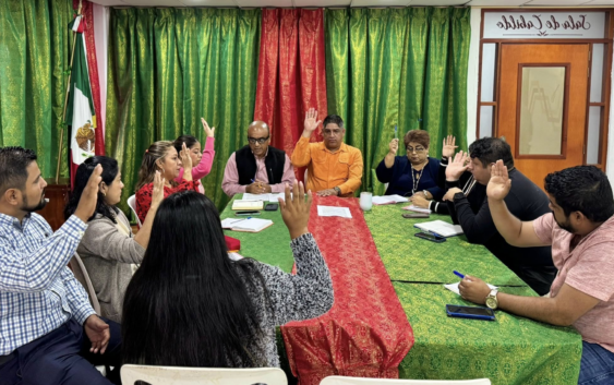 Realiza cabildo primera sesión y nombra a Secretario, Tesorero, Contralor y Comandante.