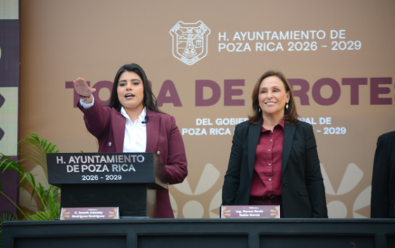 Janeth Adanely Rodríguez Rodríguez rindió protesta como Presidenta Municipal de Poza Rica