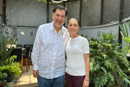 Sheinbaum llama a la justa medianía tras polémica por viaje de Noroña